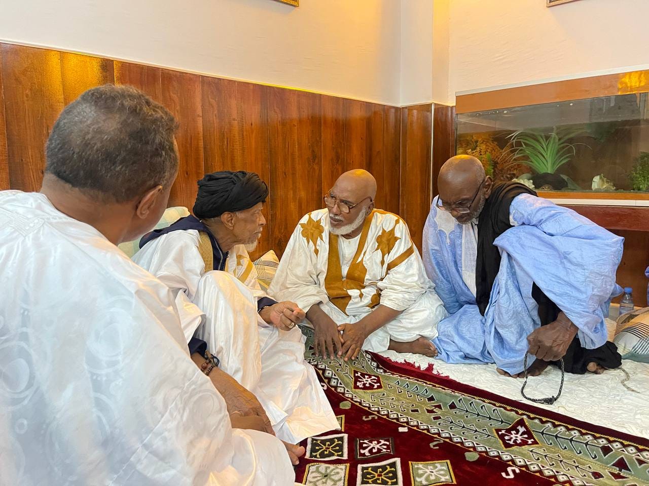 Le Calife Cheikh Saad Bouh Cheikh Khalifa et sa famille
