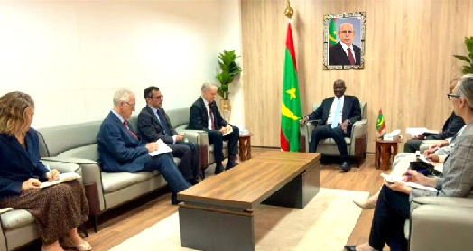 Diplomatie : Mohamed Salem Ould Merzoug mobilise les partenaires occidentaux à Nouakchott